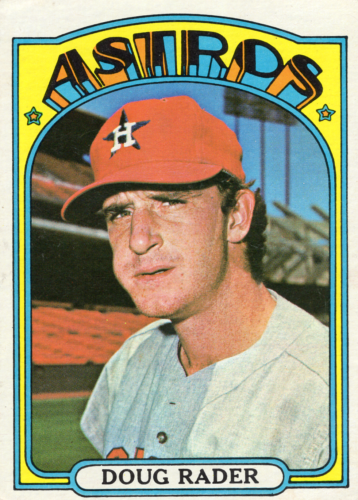 1972 Topps #536 Doug Rader Houston Astros MLB Baseball Base Set Bella Grace Cards