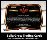 2023 Panini Select WWE Mustafa Ali #201 RAW Tiger Prizm Ringside SSP Bella Grace Cards