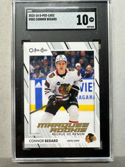 2023-24 O-Pee-Chee Hockey Connor Bedard #582 Marquee Rookie Blackhawks SGC 10 Bella Grace Cards