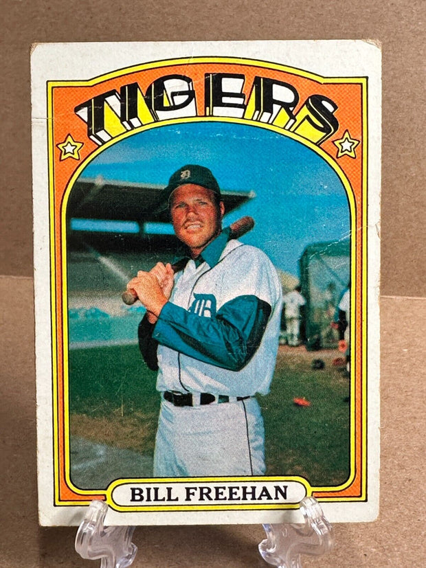 1972 Topps Bill Freehan #120 Detroit Tigers Base Set MLB Baseball Base Set *Read Bella Grace Cards